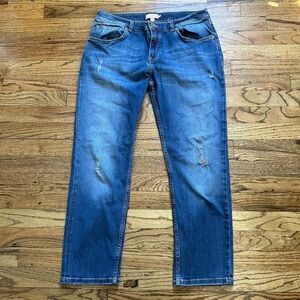 Ted Baker Straight Leg Jeans Light Distressing sz 30
